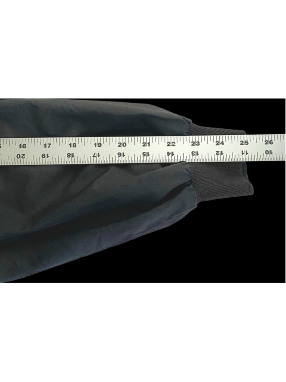 Members Only Black Racer Bomber Jacket Men's Size 42 Cotton Blend Full Zip - Picture 7 of 7